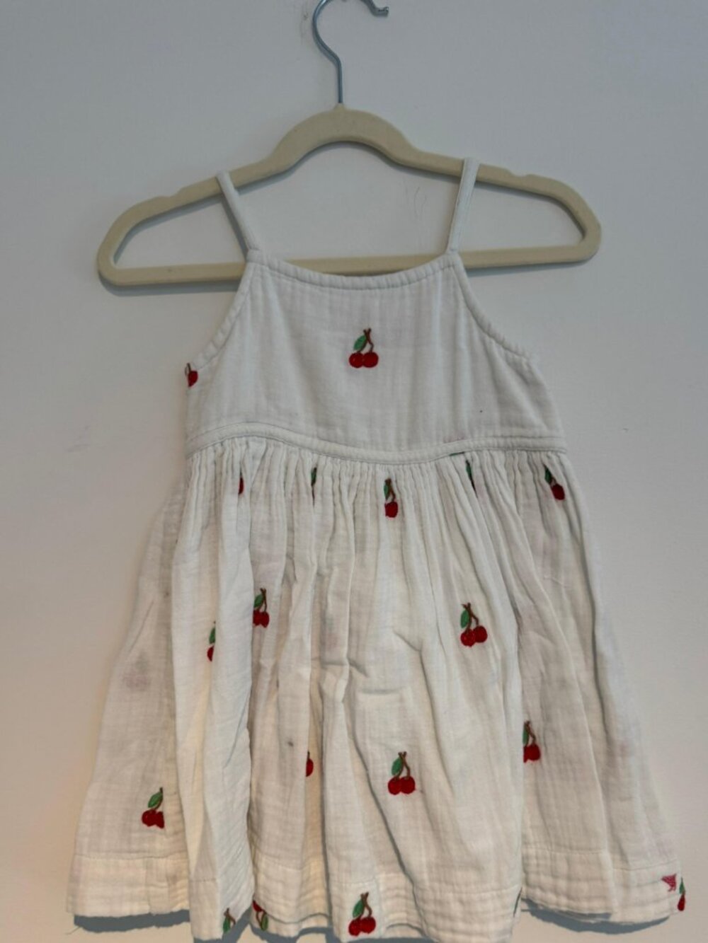 Pink Chicken Girls Cherry Sundress 2Y